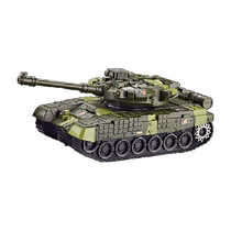 Remote control battle rechargeable crawler tank large four-wheel drive off-road simulation car boy toy childrens day