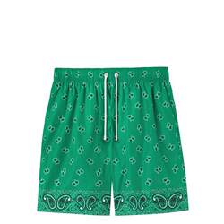 Palm Angels Men's Paisley Print Swim Shorts FARFETCH