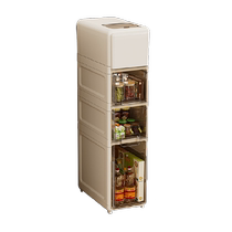 Xingyou sandwich storage cabinet drawer-type kitchen refrigerator extremely narrow gap side storage cabinet with rice bucket storage shelf