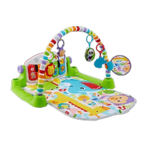 Fisher-Price fitness equipment 0-1 year old baby pedal piano baby fitness frame soothing and playing newborn toys