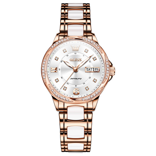 2025新款女士手表机械表小众轻奢陶瓷女式名表送女友闺蜜生日礼物