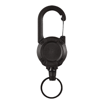 Telescopic buckle wire rope easy-pull buckle keychain employee access card outdoor anti-lost equipment lock buckle fishing artifact