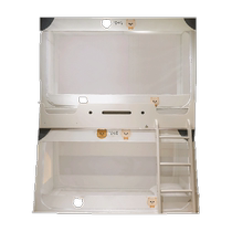 Muji mother-in-law bed mosquito net upper and lower bunk trapezoid household 1 5 bed curtain bed curtain childrens double-layer high and low bed