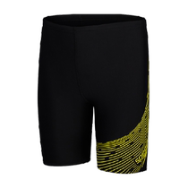 Speedo childrens knee-length swimming trunks boys and adolescents sun protection anti-chlorine quick-drying and high-elastic sports swimming trunks