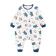 Children's autumn and winter quilted one-piece pajamas to keep warm and prevent colds