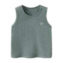 babylove baby vest summer thin solid color sleeveless t-shirt for men and women baby tops pajamas summer wear