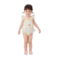 Balabala baby clothes newborn baby clothes girls crawling clothes 2024 new summer clothes soft comfortable and playful
