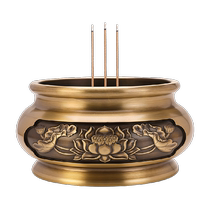 Pure brass incense burner household indoor large wire incense burner for Buddha agarwood incense burner sandalwood incense burner incense burner