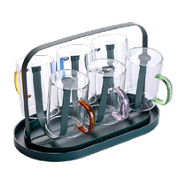onlycook cup rack water cup rack upside-down storage rack home living room glass cup drain rack storage tray