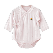 Weishi Muni Newborn Long Sleeve Covered Clothes Summer Thin Baby Girl Cute One-piece Bodysuit Sweetheart