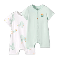 Yings baby clothes summer thin newborn clothes cotton rompers baby jumpsuits