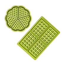 (Self-operated) Cool Easy Waffle Mold Silicone Cake Waffle Mold Baking Oven Round Long British Square