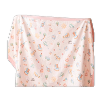 Jingqi baby gauze cover blanket four-layer pure cotton ice silk blanket baby air conditioning quilt summer cooling quilt small blanket