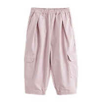 Mark Jenny Girls Fashion Big Pocket Casual Straight Pants Childrens Pants 2024 Autumn New Style