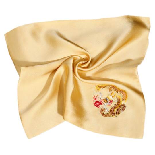 Silk handkerchief men's handmade Suzhou birthday gift