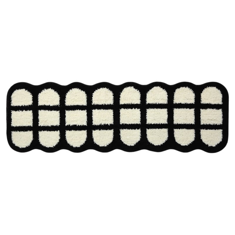 Thickened flocked bedroom bedside blanket absorbent and quick-drying plush