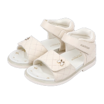 Dr. Kong Dr. Jiang Girls Shoes Summer Breathable 2024 New Velcro Open Toe Girls Princess Childrens Sandals
