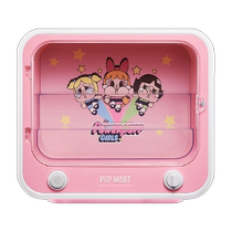 POPMART CRYBABY x Powerpuff Girls series TV luminous display box peripherals