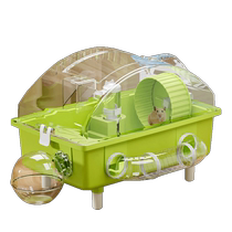 Hamster cage golden bear extra large luxury villa acrylic transparent pet box special house cheap take-out cage