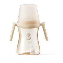 biberon avec paille de lait maternel imitation tête inclinée babycare pour bébés de 0 à 12 mois et plus PPSU anti-chute et anti-flatulences