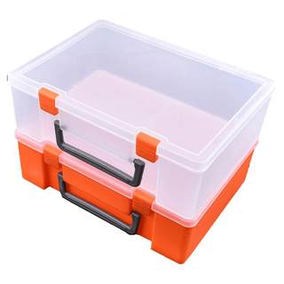 Sample box transparent plastic box hardware parts storage box archive fishing accessories storage box tool box small box