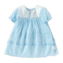 Balabala baby dress girl skirt baby princess dress summer dress square collar exquisite sweet fashionable style
