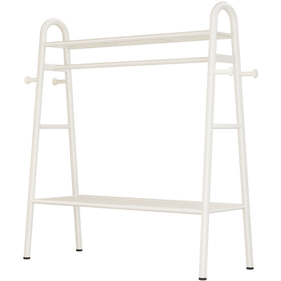 Baseboard electric heating clothes drying rack