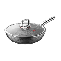 Kangbach – poêle antiadhésive en nid dabeille améliorée de sixième génération nouveau point chaud de cuisson domestique wok cuisinière à induction gaz universel