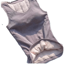 Four-layer thickened Northeastern warm vest for women in winter with chest padding quilted vest extra thick fleece vest