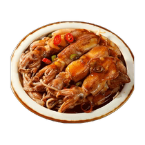 Three Dolphins Spicy Squid Baby Sea Rabbit Pen Tube Fish Fish Juice Small Seafood Delicatessen Ready-to-Eat Can 300g