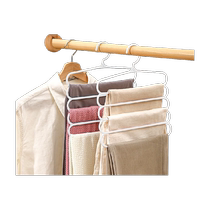 Edo folding trouser rack home 3 trouser clips special multi-functional trouser hanger seamless non-slip trouser storage