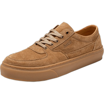 Jeep mens shoes 2024 new summer trend versatile mens sneakers genuine leather casual sports shoes for men