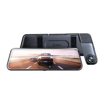 360 dash recorder touch screen streaming media rearview mirror