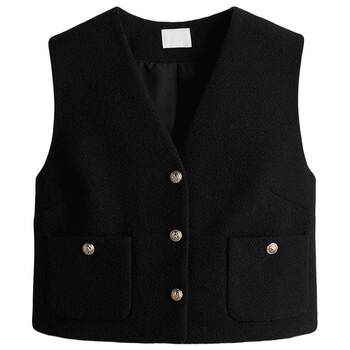 Hm women's horse clip 2025 summer new small flavor style vest 1273463