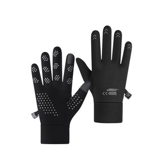 Pull back cycling gloves for men's autumn and winter bicycle road bikes