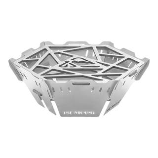 Outdoor card-type windshield stainless steel fire gathering energy saving