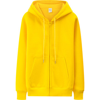 Fleece ສີແຂງ sweatshirt ຜູ້ຊາຍ hooded cardigan ໄວຫນຸ່ມດູໃບໄມ້ລົ່ນແລະລະດູຫນາວ zipper jacket ພາສາເກົາຫຼີ cardigan ນັກສຶກສາບາດເຈັບແລະ hoodie