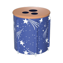 Adult folding bath bucket adult bath tray bathtub full body adult bath large thickened bath bucket 016