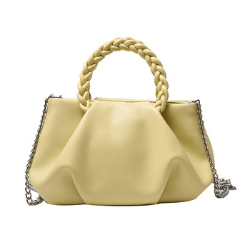 ຖົງນ້ອຍຊັ້ນສູງສໍາລັບແມ່ຍິງ 2024 ຄົນອັບເດດ: ໃຫມ່ cloud chain shoulder crossbody bag versatile pleated handbag