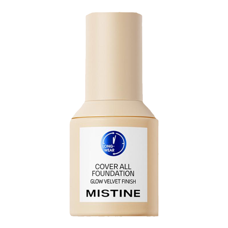 Mistine蜜丝婷粉底液小蓝盾遮瑕持久不脱妆第一名官方旗舰店正品