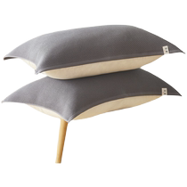 MUJI pure cotton pillow towel pair for home use solid color gauze single male Nordic style pillow towel cover summer
