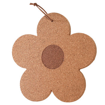 Creative style flower cork thickened kitchen insulation mat