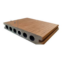 Long plastic wood floor outdoor courtyard platform waterproof plastic floor anticorrosive wood balcony wood floor laying home