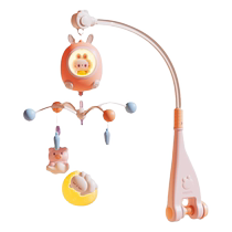 Newborn bed bell baby toy 0 to 3 months baby bedside rattle rotating music hanging car pendant