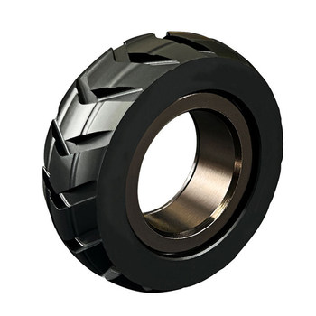 Mechanical c-paragraph ring edc decompression toy black technology fingertip gyroscope ratchet ring decompression artifact for boys