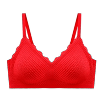 Year of the Dragon Underwear Set Small Breast Push Up Womens Warmth and Heat Year of the Dragon Good Luck Wedding Big Red Bra Set