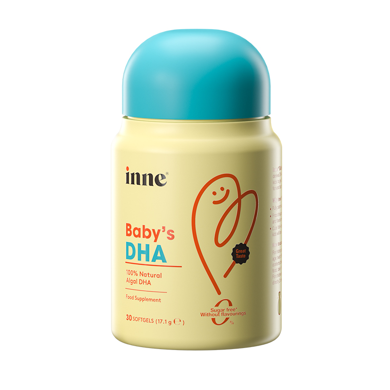 InneDHA Algae Oil Soft Capsules for Infants and Toddlers 0-3 Years Old