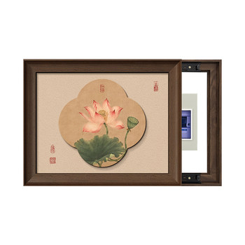 Meter box box blocking three-dimensional decorative painting song dynasty aesthetic hanging painting 2026 new creative distribution box ugly artifact