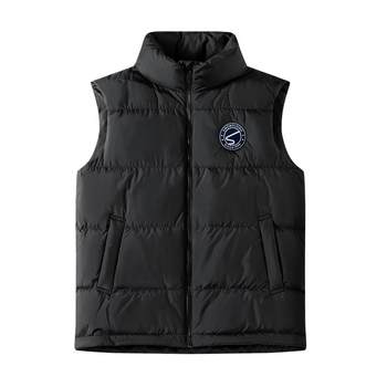 Flying in the Snow 2024 Spring Fashionable Sports Leisure Versatile Couple Men's Stand Collar Large Size Down Vest Jacket