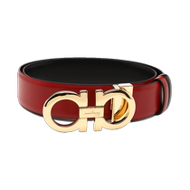 (Self-operated) FERRAGAMO Ferragamo womens cow leather belt belt